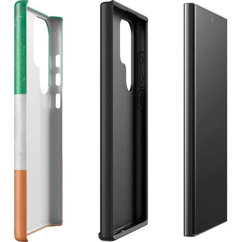 Ireland Flag Distressed Galaxy S23 Ultra Pro Case